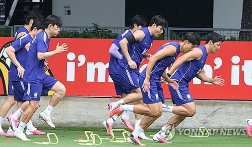 홍명보호, 월드컵 체코전 하루 전 경기장 잔디 적응 스킵…"훈련장과 동일"