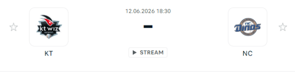 KT 위즈 vs NC 다이노스 2026년 6월 12일 경기 분석 및 승부 예측