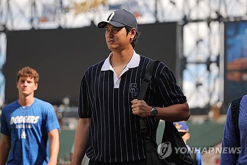 오타니, 왼쪽 무릎 통증으로 화이트삭스전 선발 제외