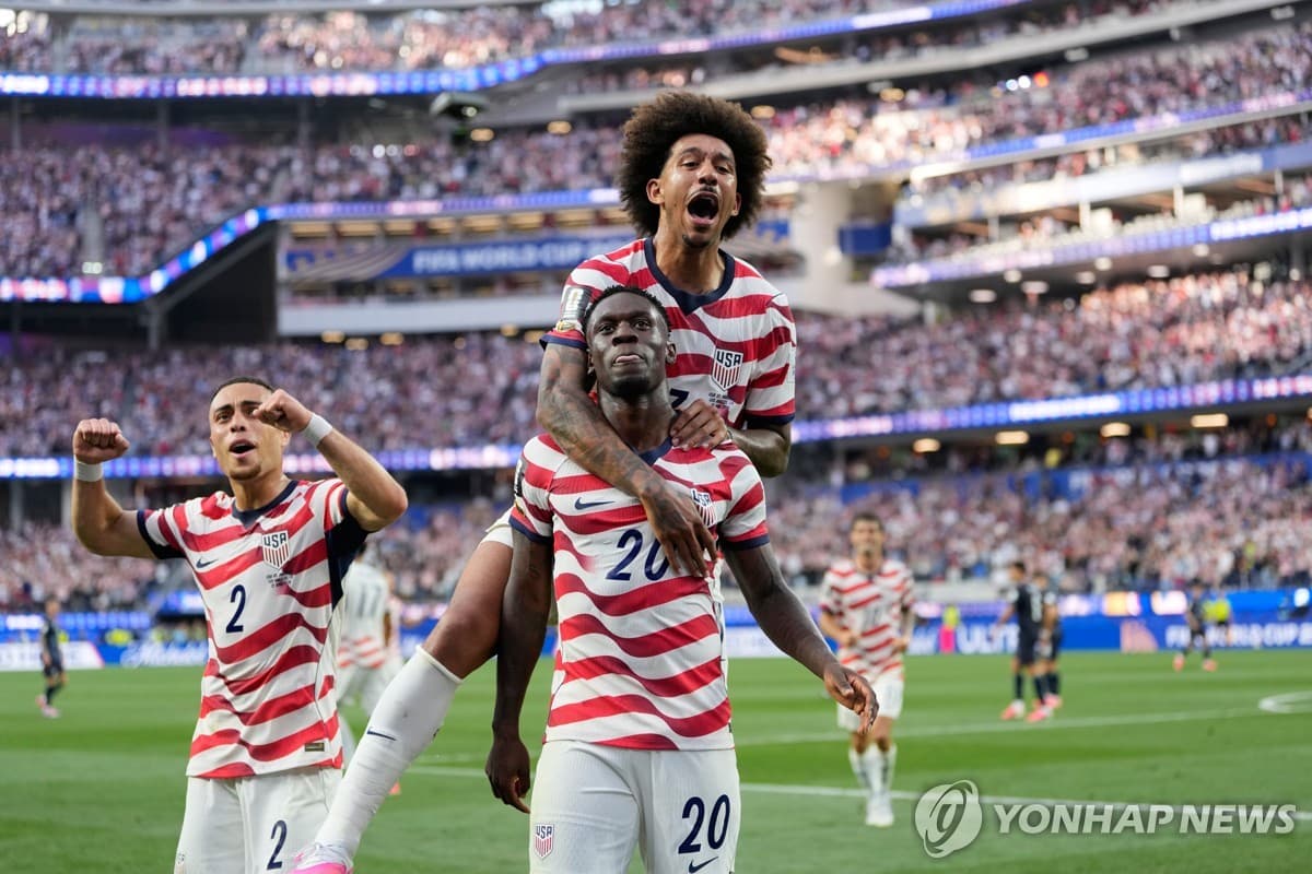 2026 월드컵 첫 경기, 미국이 파라과이에 4-1 완승