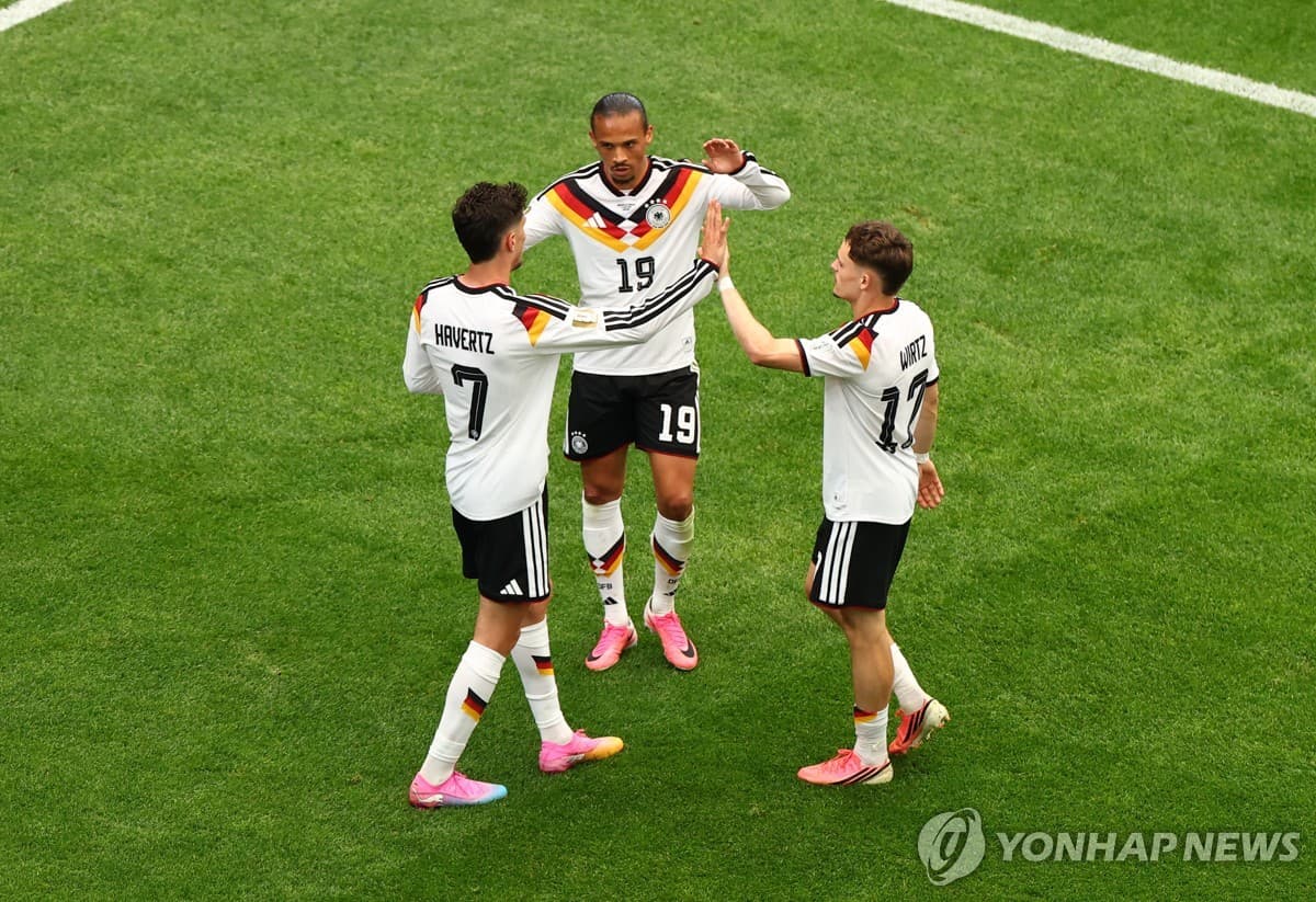 독일, 퀴라소 7-1로 완파…하베르츠 멀티골 선포