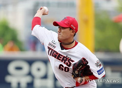 KIA 김도현, 오른쪽 팔꿈치 수술로 시즌 마감