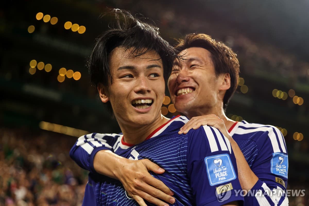 아시아 최강 일본, 월드컵 통산 1000번째 경기서 튀니지 4-0 완승